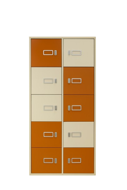 Casier 8 cases avec fermeture à code