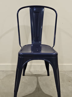 Chaise d'extérieur en métal Dark Blue
