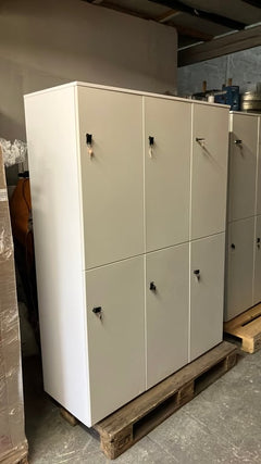 Casier métallique avec 6 compartiments