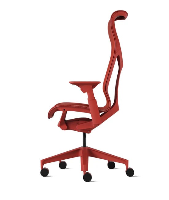Fauteuil de bureau avec roulettes et dossier en résille