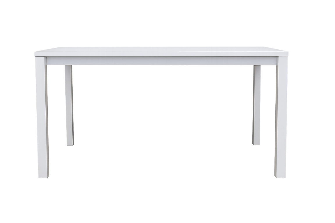 Bureau droit avec cloison intégrée