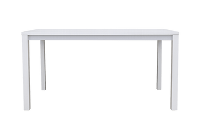 Bureau droit avec cloison intégrée