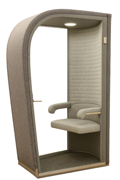 Cabine acoustique Solo grise