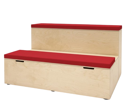 Meuble de rangement avec casiers