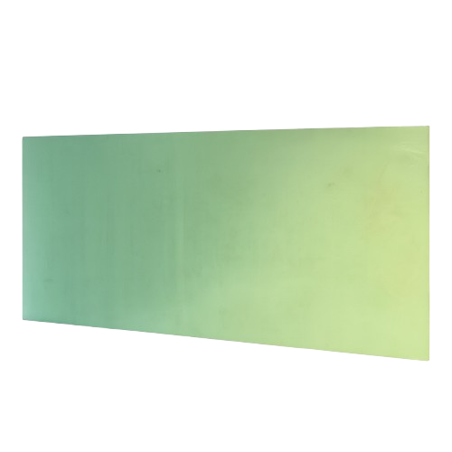 Tableau en verre avec couleurs pastel