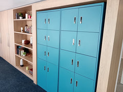 Casier bleu 8 cases